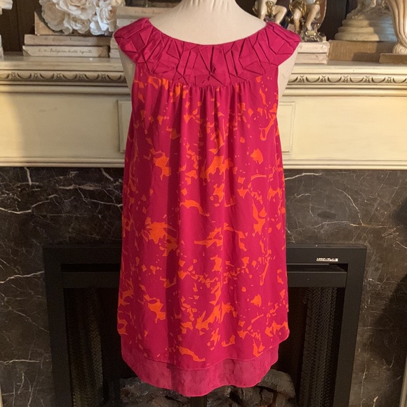 SALE!!!!   CAbi Origami Tunic Top Dress #999 Pink Orange - Picture 7 of 9